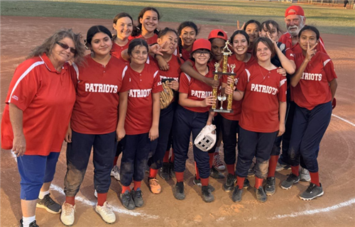 2024-25 K-8 Girls Softball Champions- Abraham Lincoln